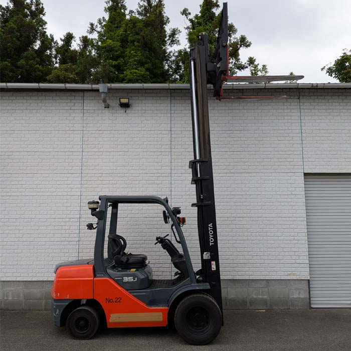 中古｜フォークリフト 02-8FDJ35 トヨタ 2020年 3.5t 重機 ｜動産王｜福岡｜引取｜送料別