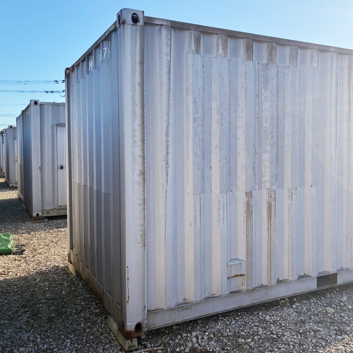 中古|20フィート コンテナボックス 3枚扉 3D 2000年 20ft 倉庫 物置 レンタルボックス トランクルーム |動産王||引取|送料別