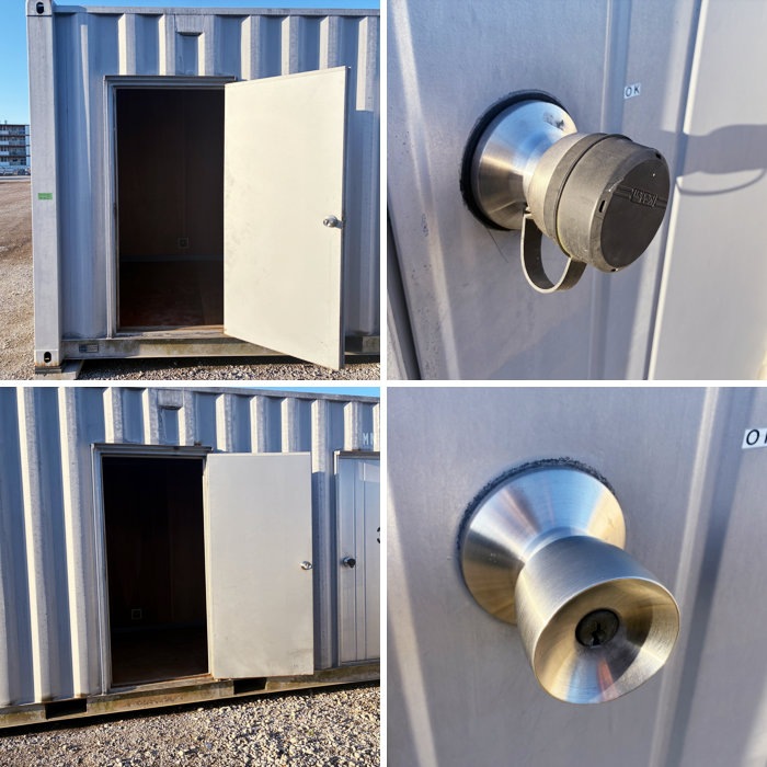 中古|20フィート コンテナボックス 3枚扉 3D 2000年 20ft 倉庫 物置 レンタルボックス トランクルーム |動産王||引取|送料別