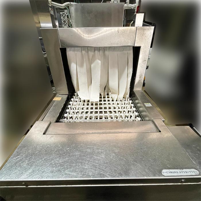 中古｜自動食器洗浄機 TDWF-38RG タニコー 業務用 厨房 フライトコンベアタイプ ｜動産王｜千葉｜送料無料