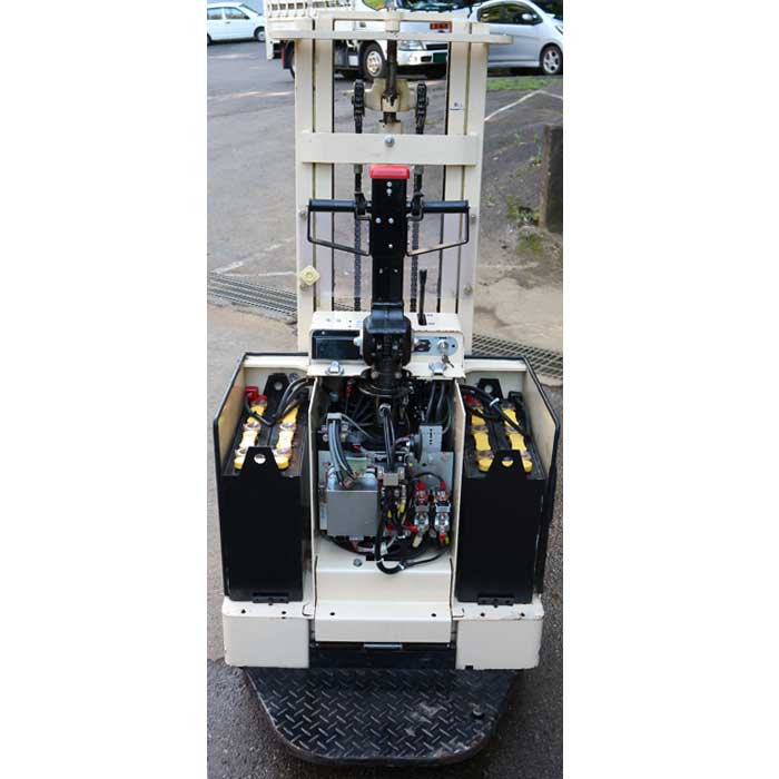 【中古】 スタッカーフォークリフト 1.2t SR1-1223 スギコー 電動 バッテリー 機械 1t以上 ライダー 搭乗 【動産王】千葉★引取限定