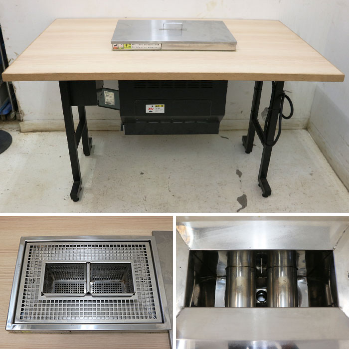 【中古】 電磁 フライヤー RSFT4-12080 タニコー 串揚げ 客席 テーブル 厨房 【動産王】千葉☆送料無料