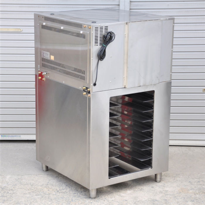 【中古】 ガスオーブン WGE-11T ワールド精機 2005年 60Hz専用 都市ガス13A ラック架台付き 製菓 製パン 【動産王】大阪☆送料無料