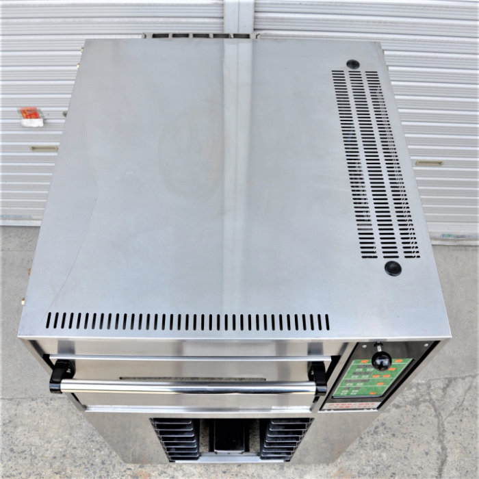 【中古】 ガスオーブン WGE-11T ワールド精機 2005年 60Hz専用 都市ガス13A ラック架台付き 製菓 製パン 【動産王】大阪☆送料無料