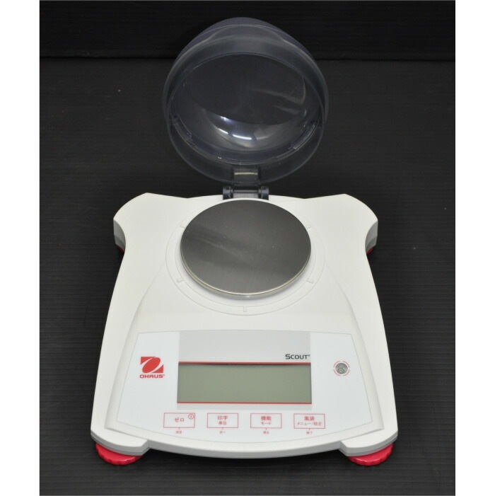 【中古】 電子天びん SPX223JP オーハウス OHAUS スカウト ひょう量 220g   店舗什器【動産王】大阪☆送料無料