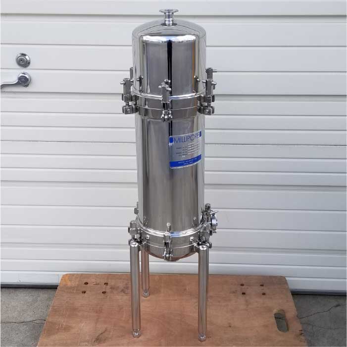 【中古】フィルターハウジング メルク ミリポア MILLIPORE ろ過 実験 科学【動産王】札幌☆送料無料