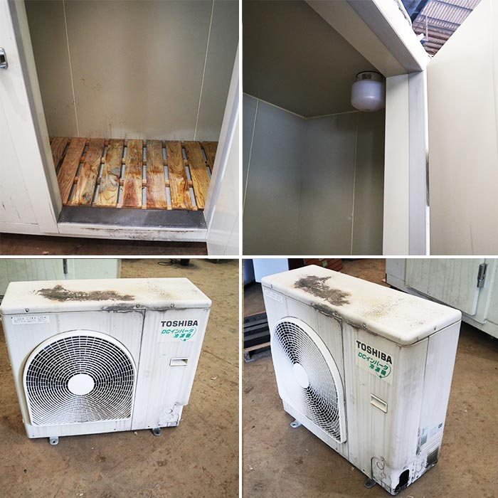 【中古】 プレハブ冷凍庫 0.5坪 DP305F-19 大和冷機 2013年 業務用 【動産王】千葉☆送料無料