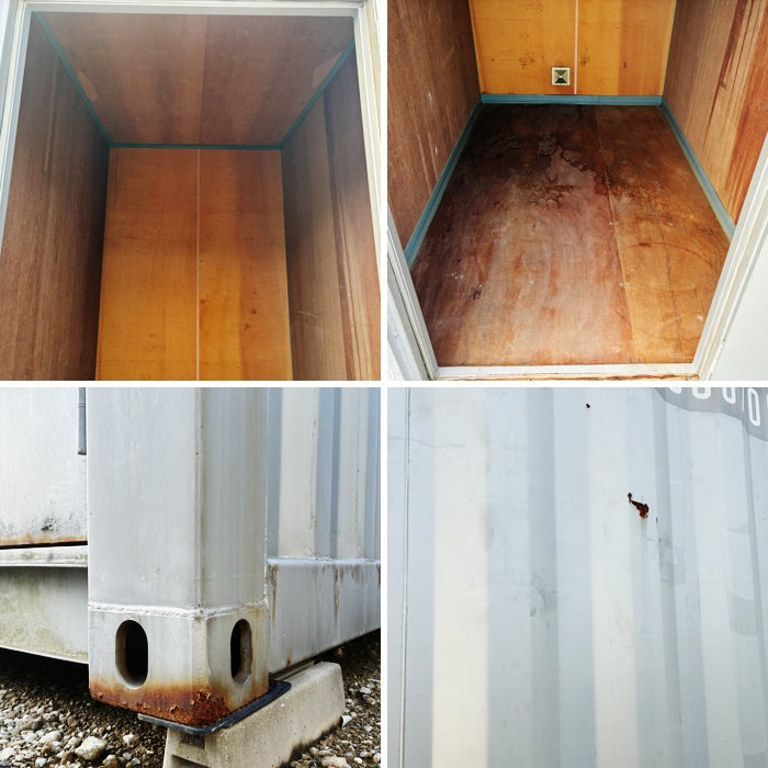 中古｜20フィート コンテナボックス 4枚扉 4D 2000年 20ft 倉庫 物置 レンタルボックス トランクルーム ｜動産王｜｜引取｜送料別