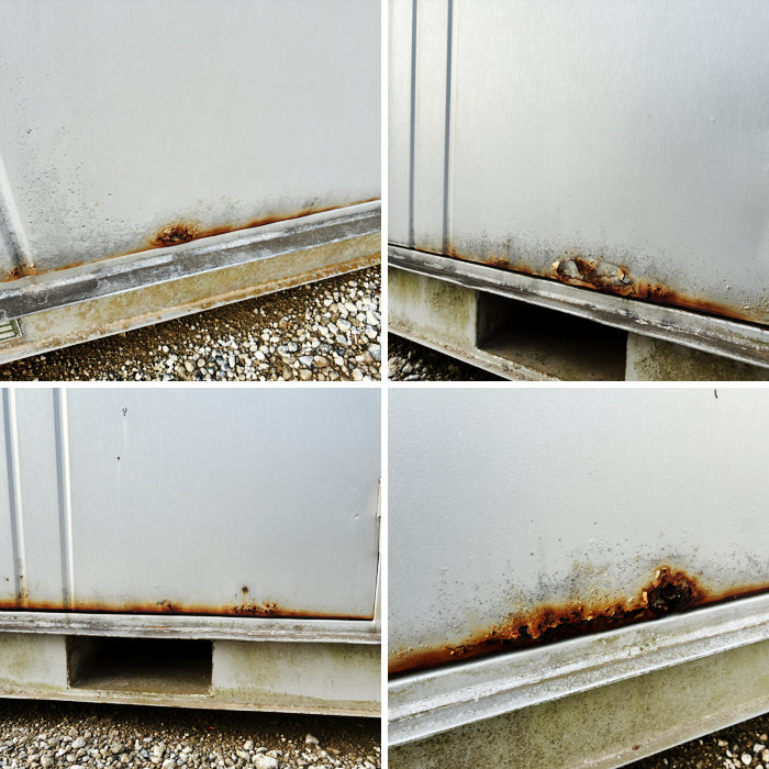 中古｜20フィート コンテナボックス 4枚扉 4D 2000年 20ft 倉庫 物置 レンタルボックス トランクルーム ｜動産王｜｜引取｜送料別