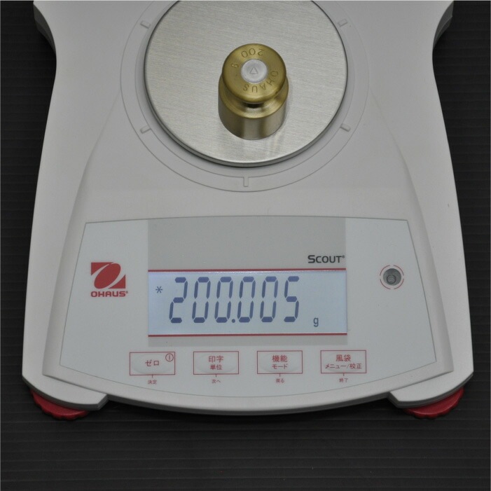 【中古】 電子天びん SPX223JP オーハウス OHAUS スカウト ひょう量 220g   店舗什器【動産王】大阪☆送料無料