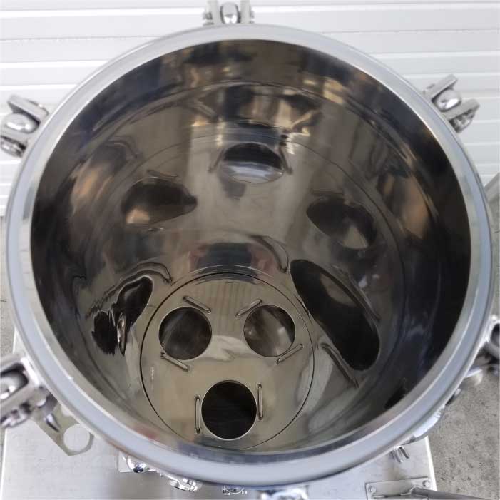 【中古】フィルターハウジング メルク ミリポア MILLIPORE 台車付き ろ過 実験 科学 【動産王】札幌☆送料無料