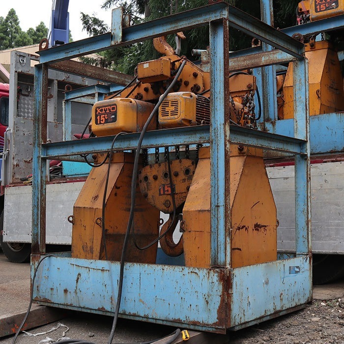 【中古】電気チェーンブロック 15t ER150S キトー KITO 2007年頃 ジャンク【動産王】千葉★引取限定