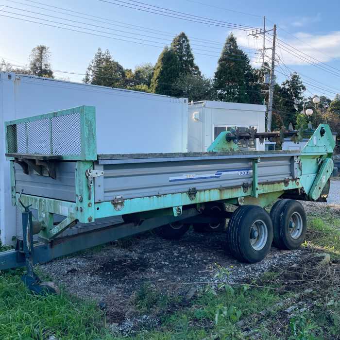 中古｜マニュアワゴン 土づくり機 TMB4051 マニュアアタッチメント AMN5000 IHIスター 散布 土壌改善 農業｜現状渡し｜動産王｜千葉｜送料無料