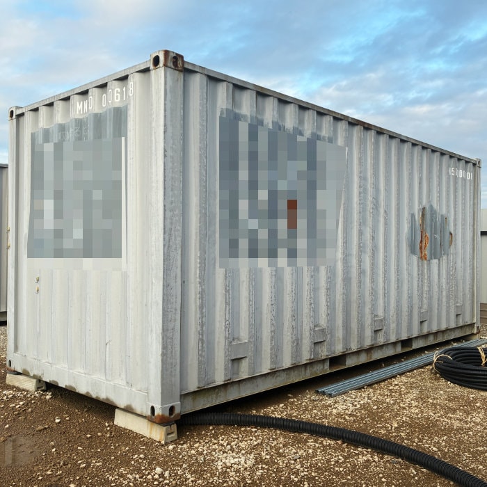 中古｜20フィート コンテナボックス 5枚扉 4D 2000年 20ft 倉庫 物置 レンタルボックス トランクルーム ｜動産王｜｜引取｜送料別