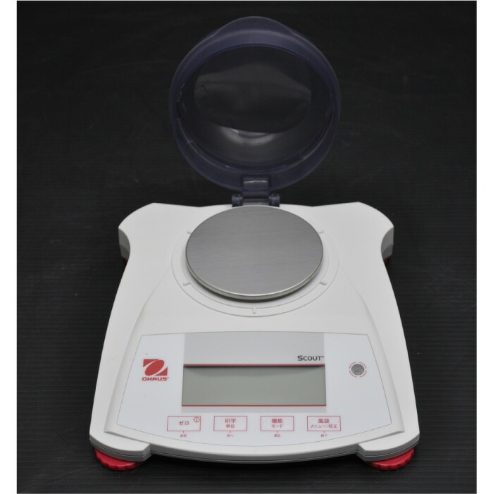 【中古】 電子天びん SPX223JP オーハウス OHAUS スカウト ひょう量 220g   店舗什器【動産王】大阪☆送料無料