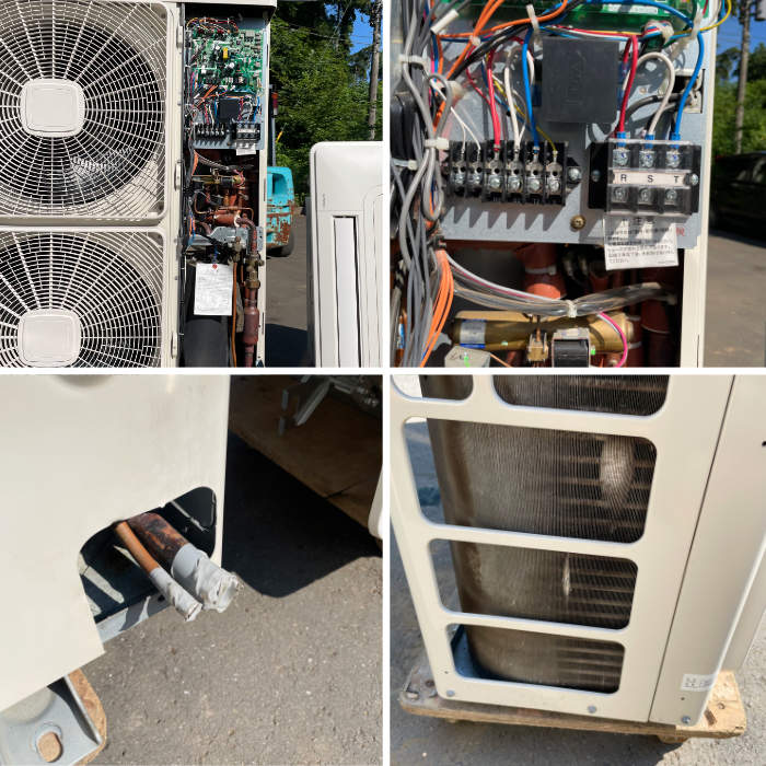 【中古】 天吊りエアコン 外)RAS-AP224SH3 内)RCI-GP112K3 日立 2021年製 天井吊形 業務用 【動産王】千葉☆送料無料