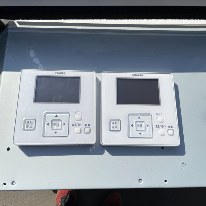 【中古】 天吊りエアコン 外)RAS-AP224SH3 内)RCI-GP112K3 日立 2021年製 天井吊形 業務用 【動産王】千葉☆送料無料