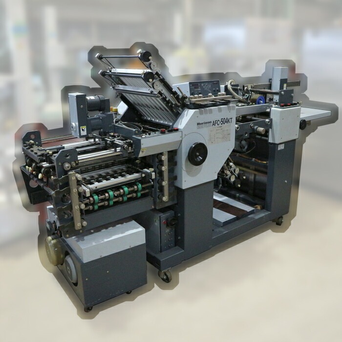 中古】菊半裁クロス折機 AFC-504KT ホリゾン 2006年頃 自動紙折り機