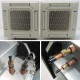 【中古】4方向天カセエアコン ツイン 室内機2台 PUZ-ERP280KA6 PL-ERP140BA8×2機 三菱 2013年 10馬力  【動産王】仙台★引取限定