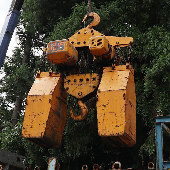 【中古】電気チェーンブロック ER150S キトー KITO 2003年頃 15t 現状渡し【動産王】千葉★引取限定