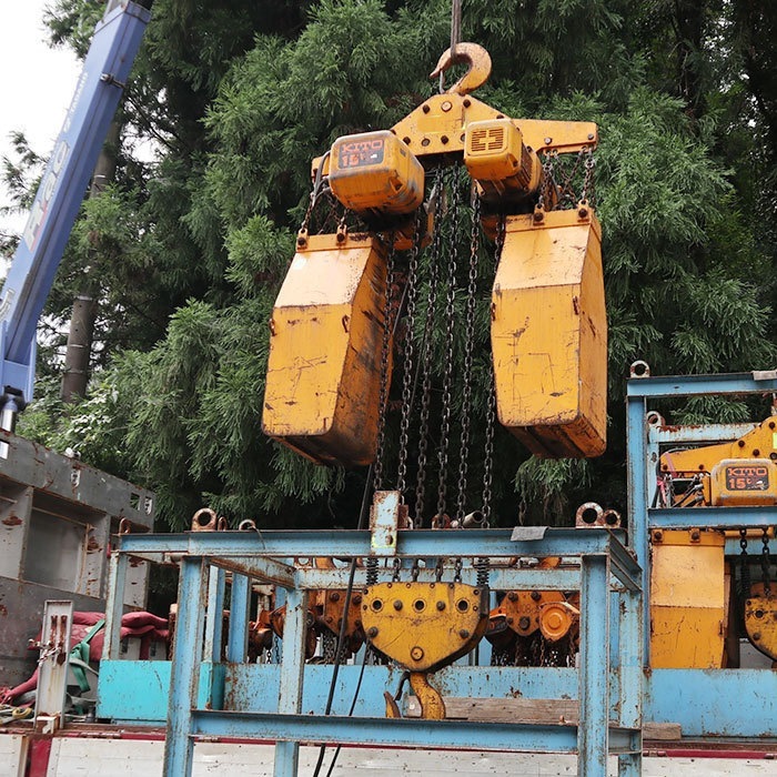 【中古】電気チェーンブロック ER150S キトー KITO 2003年頃 15t 現状渡し【動産王】千葉★引取限定