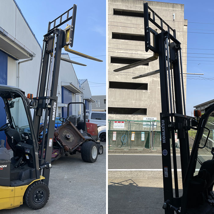 【中古】フォークリフト FB10-12 (1.0トン バッテリー)コマツ 2021年【動産王】名古屋☆送料無料
