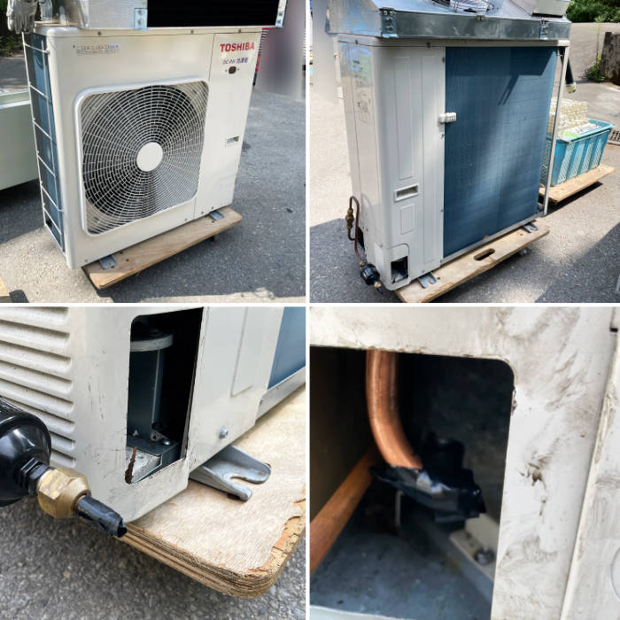 中古|プレハブ冷蔵庫 1坪 外機TAM130AU-SV 内機TA-100DM-UHK 大和冷機 東芝 2024年 業務用 冷蔵チャンバー |動産王|千葉|送料無料