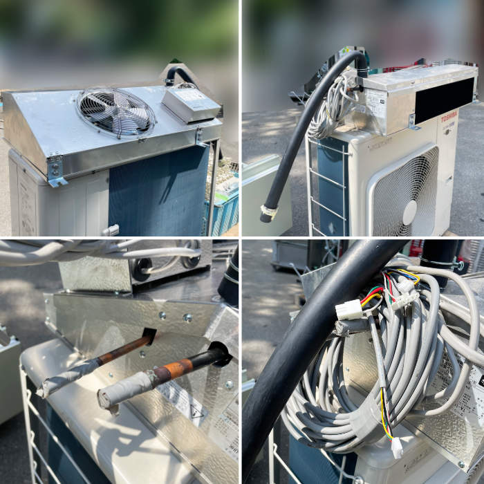 中古|プレハブ冷蔵庫 1坪 外機TAM130AU-SV 内機TA-100DM-UHK 大和冷機 東芝 2024年 業務用 冷蔵チャンバー |動産王|千葉|送料無料