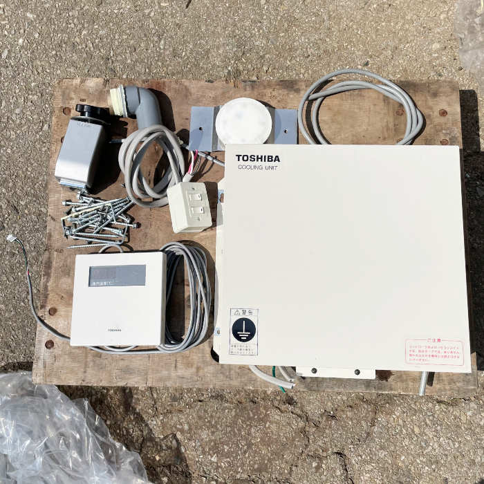 中古|プレハブ冷蔵庫 1坪 外機TAM130AU-SV 内機TA-100DM-UHK 大和冷機 東芝 2024年 業務用 冷蔵チャンバー |動産王|千葉|送料無料