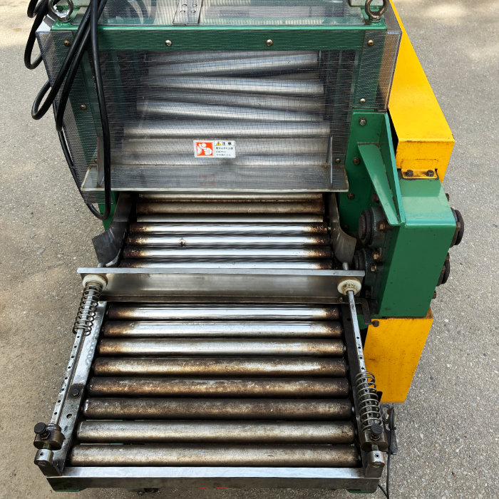 中古|砕き太郎 KT-103RW 業務用 粗砕機 粉砕機 袋のまま砕く ほぐし機 3本ロール リターン式 往復破砕 |動産王|千葉|送料無料