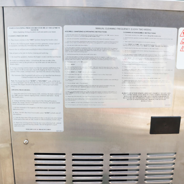 【中古】 ソフトクリームフリーザー FMI アメリコ C708W 2010年 TAYLOR CROWN 【動産王】千葉☆送料無料