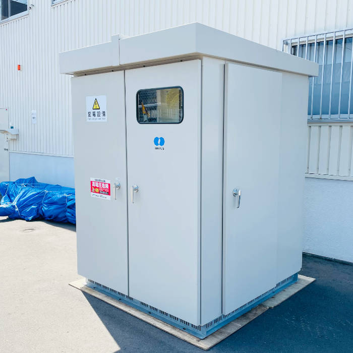 中古|キュービクル式高圧受電設備 PF・S型 河村電器 2020年 屋外 変圧器 変電設備 キュービクル|動産王|北海道|引取限定
