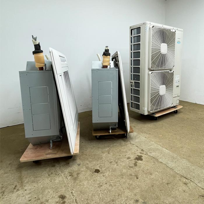 中古|天カセエアコン 8馬力 外機RAS-GP224RSH 内機4馬力2台RCI-GP112K3 日立 2022年 業務用 天井カセット|動産王|千葉|送料無料