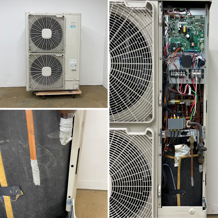 中古|天カセエアコン 8馬力 外機RAS-GP224RSH 内機4馬力2台RCI-GP112K3 日立 2022年 業務用 天井カセット|動産王|千葉|送料無料