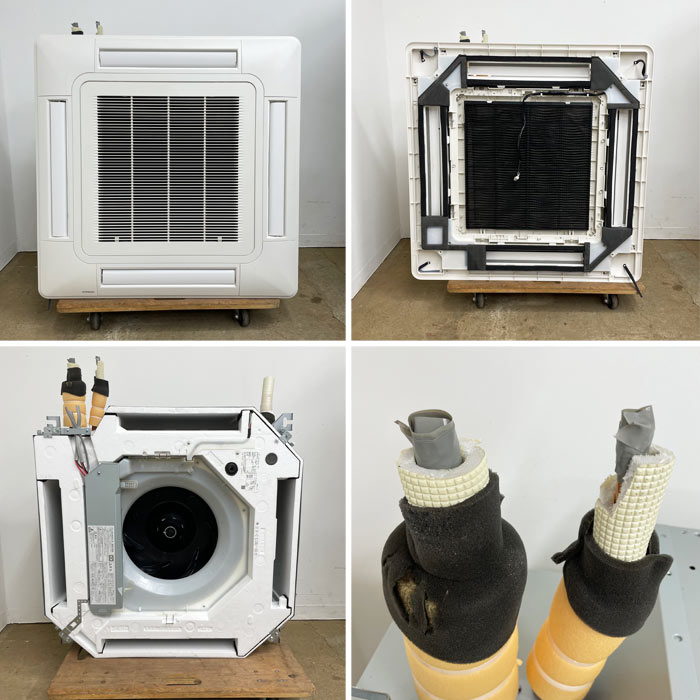 中古|天カセエアコン 8馬力 外機RAS-GP224RSH 内機4馬力2台RCI-GP112K3 日立 2022年 業務用 天井カセット|動産王|千葉|送料無料