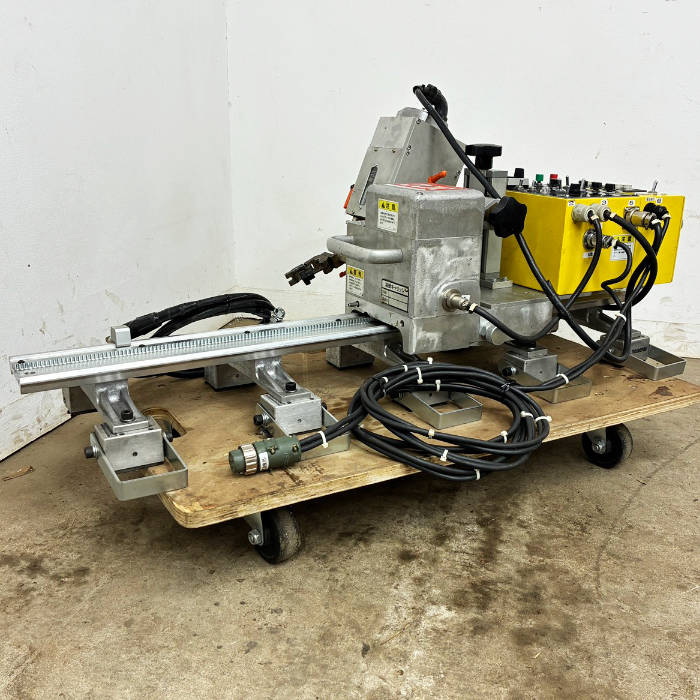 中古｜自動直線溶接機 溶接キャリッジ 自動走行台車 マツモト機械 MAC 2010年 WV-2A MAKO-Z2-M ｜動産王｜千葉｜送料無料