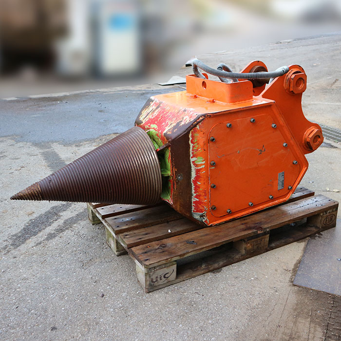 【中古】ドリルスプリッター 重機用アタッチメント M5-4.0G LASCO 2015年 削孔機 薪割り機  現状渡し【動産王】千葉☆送料無料