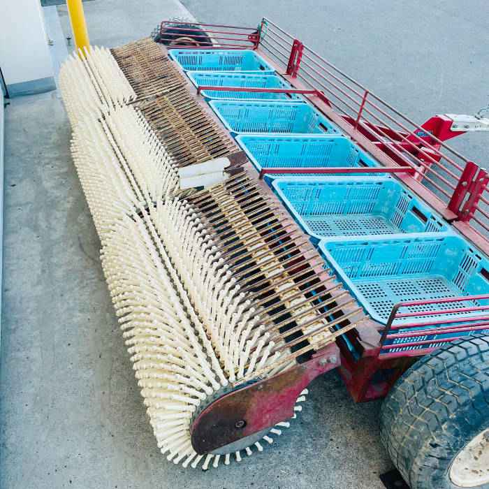 中古｜ゴルフ集球機 HG4000 ダイニチ工機 けん引式｜動産王｜北海道｜引取｜送料別