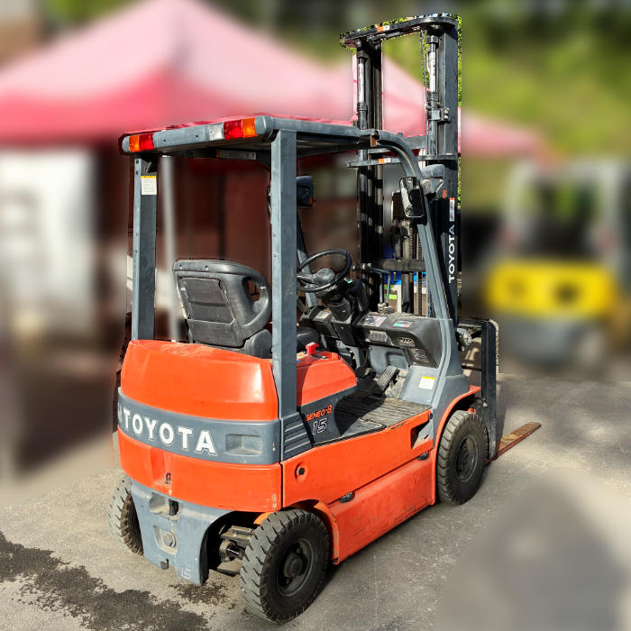 中古|フォークリフト 1.5t 7FB15 トヨタ 2012年 バッテリー式 最大揚高3m 現車確認可 |動産王|千葉|送料無料
