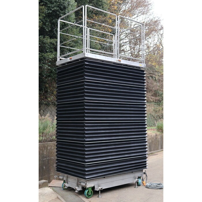 【中古】ポルティリフト WLT-1322-24-1型 ワタベ産業 2005年 2段式リフトテーブル 移動式 【動産王】千葉☆送料無料