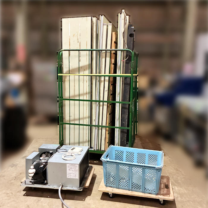 中古｜プレハブ冷蔵庫 0.5坪 DP405D-19 大和冷機 2019年 ストッカー