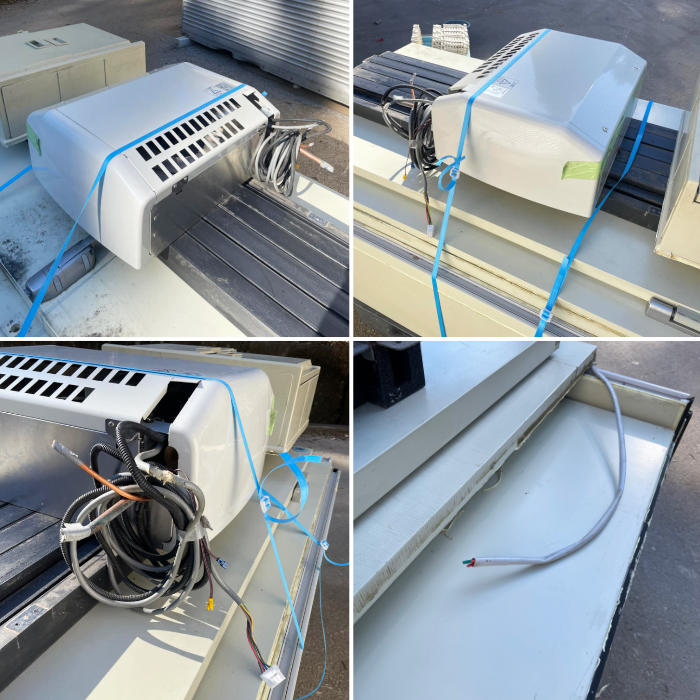 中古｜プレハブ冷蔵庫 1坪 外機：PCU-SK100MU 内機：PCU-SK100ME パナソニック 2015年 冷蔵庫 業務用 ｜動産王｜千葉｜送料無料