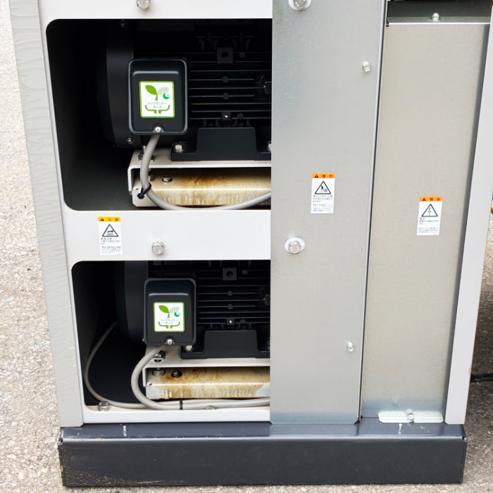 中古｜スクロールコンプレッサー SLP-75EFD アネスト岩田 1060h 10馬力 7.5kW ドライヤー ｜動産王｜千葉｜送料無料