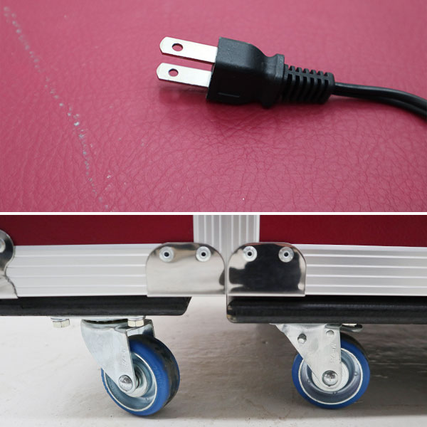 【中古】 エスアイ 静音ラック 防音ラック 特注ワインレッド サーバーラック【動産王】千葉☆送料無料