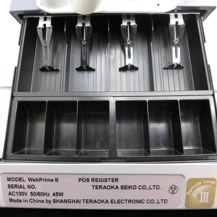 【中古】POSレジスター WebPrime3 寺岡精工 TARAOKA 2019年 ドロア付き  【動産王】富山☆送料無料