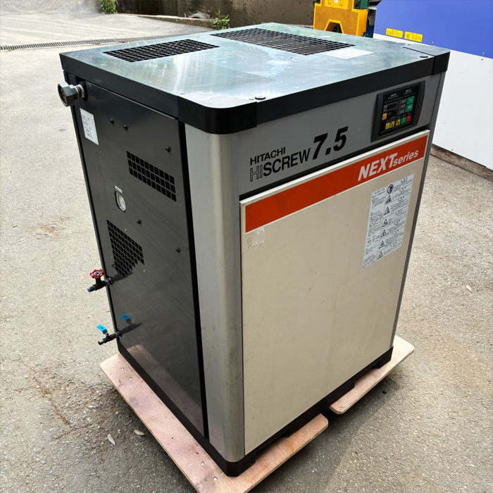 中古｜スクリューコンプレッサー OSP-7.5M5ARN 日立 2009年 ドライヤー