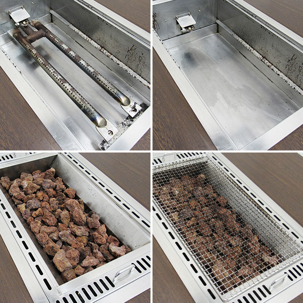 【中古】浜焼きロースターテーブル DX-36 山岡金属工業 2012年 LPガス 現状渡し【動産王】仙台★引取限定