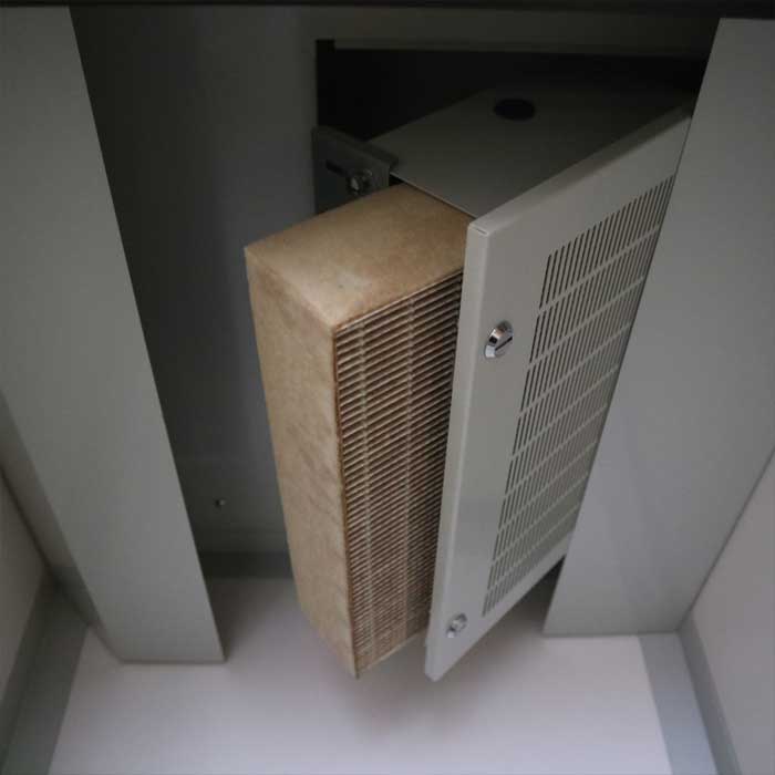 【中古】一人用喫煙ブース AS-R1 菱熱工業  【動産王】千葉☆送料無料