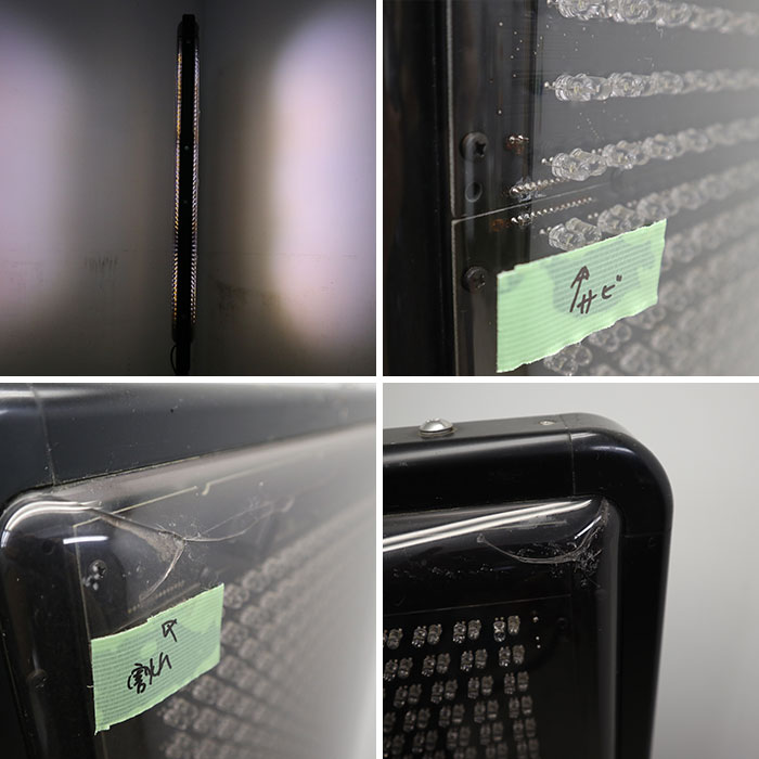 【中古】 トレッド 電子ディスプレイ リモコン付き MS-04WYW 両面 LED 電光看板 表示機 看板 デジタルサイネージ LED看板 【動産王】千葉☆送料無料