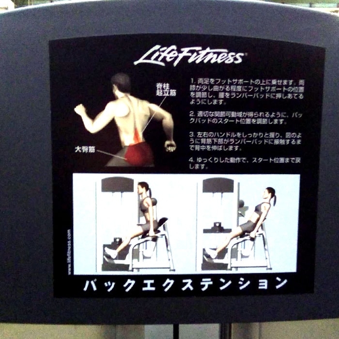 【中古】バック・エクステンション FZBE ライフフィットネス 2013年頃 ジム エクササイズ フィットネス  フィットネスマシン【動産王】千葉★引取限定